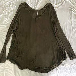 Free People Green Tunic